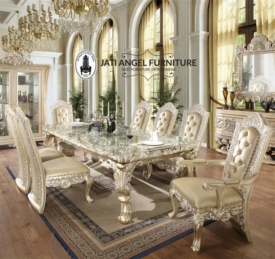 Furniture Jepara, Jati Angel Furniture, Mebel Jepara, Meja Makan Kayu Jati Ukir Mewah, Meja Makan Mewah, Meja Makan Mewah 6 Kursi, Meja Makan Mewah 8 Kursi, Meja Makan Mewah Desain Terbaru Jepara, Meja Makan Mewah Jepara, Meja Makan Mewah Kayu Jati 4 Kursi, Meja Makan Mewah Kayu Jati 6 Kursi, Meja Makan Mewah Kayu Jati 8 Kursi, Meja Makan Mewah Kayu Jati Jepara, Meja Makan Mewah Klasik, Meja Makan Mewah Klasik Jepara, Meja Makan Mewah Klasik Modern, Meja Makan Mewah Klasik Modern Terbaru, Meja Makan Mewah Minimalis, Meja Makan Mewah Minimalis Jepara, Meja Makan Mewah Terbaru Jepara, Meja Makan Mewah Ukiran Jepara, Meja Makan Mewah Ukiran Klasik Jepara, Model Meja Makan Mewah Terbaru Jepara,“Meja Makan Mewah Klasik Ukir Jepara – Luxury Dining Table”